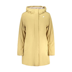K-Way Giubbotto Maniche Lunghe Donna Beige Logo