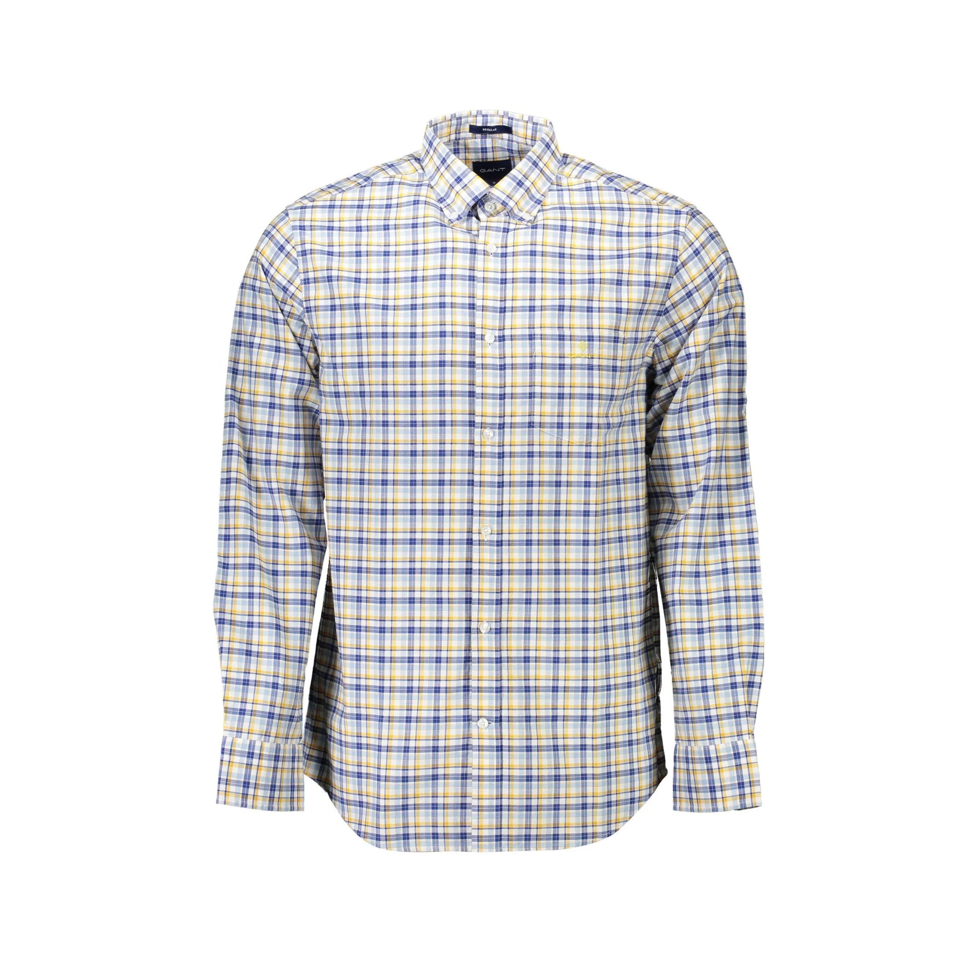 GANT CAMICIA MANICHE LUNGHE UOMO GIALLO