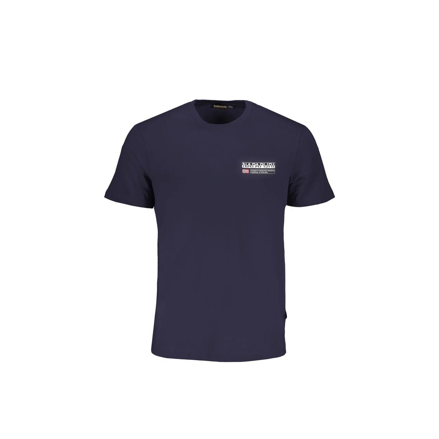 Napapijri T-Shirt Maniche Corte Uomo Blu Stampa Logo - foto prodotto