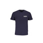 Napapijri T-Shirt Maniche Corte Uomo Blu Stampa Logo - foto prodotto