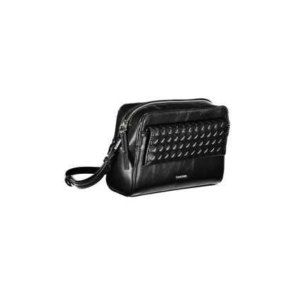 Calvin Klein Borsa Donna a Tracolla Regolabile Nera con Zip e Magnete Borse nero - vista 3
