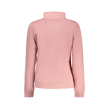 Norway 1963 Felpa Donna Rosa Zip Felpata Applicazione Logo Felpe - vista 2