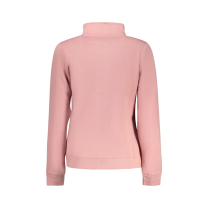Norway 1963 Felpa Donna Rosa Zip Felpata Applicazione Logo Felpe - vista 2
