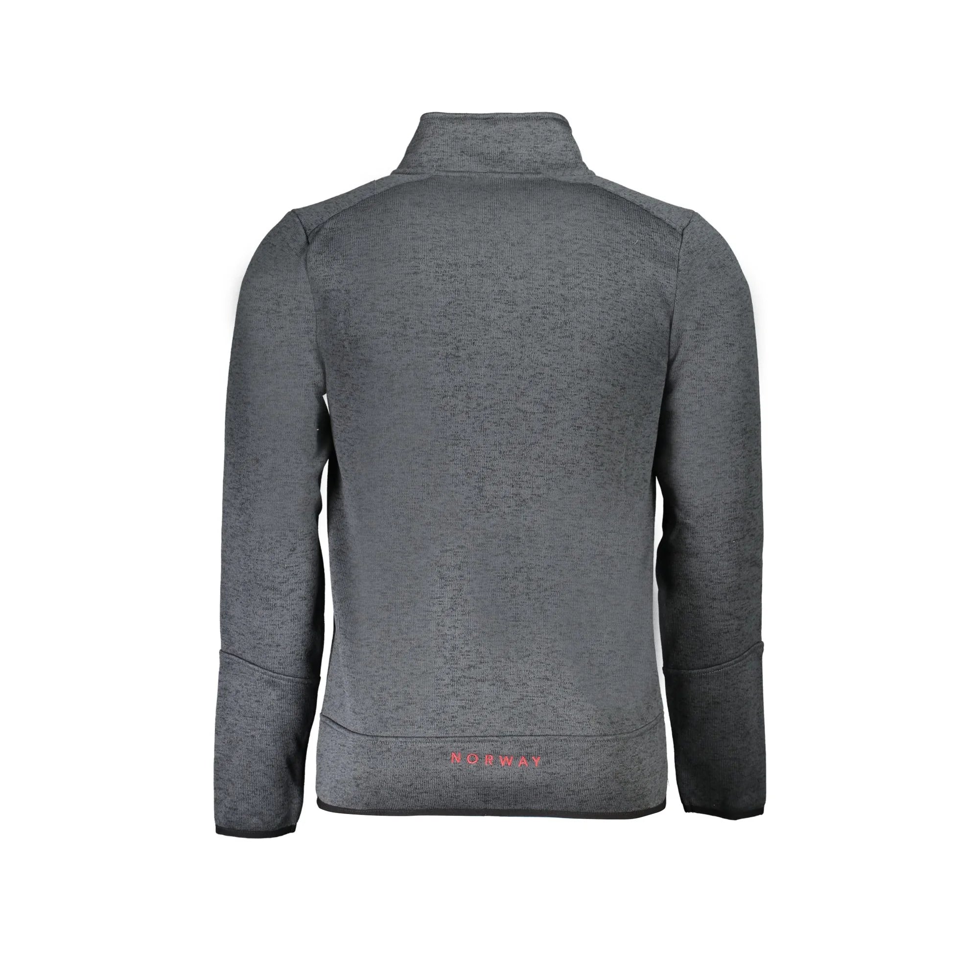 NORWAY 1963 FELPA CON ZIP UOMO GRIGIO