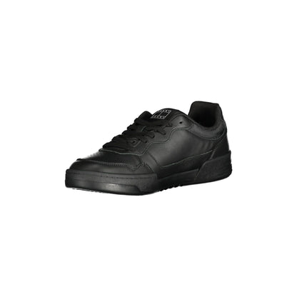 TOMMY HILFIGER Scarpe Sneakers Uomo Nere con Logo e Plantare Removibile nero - vista 3