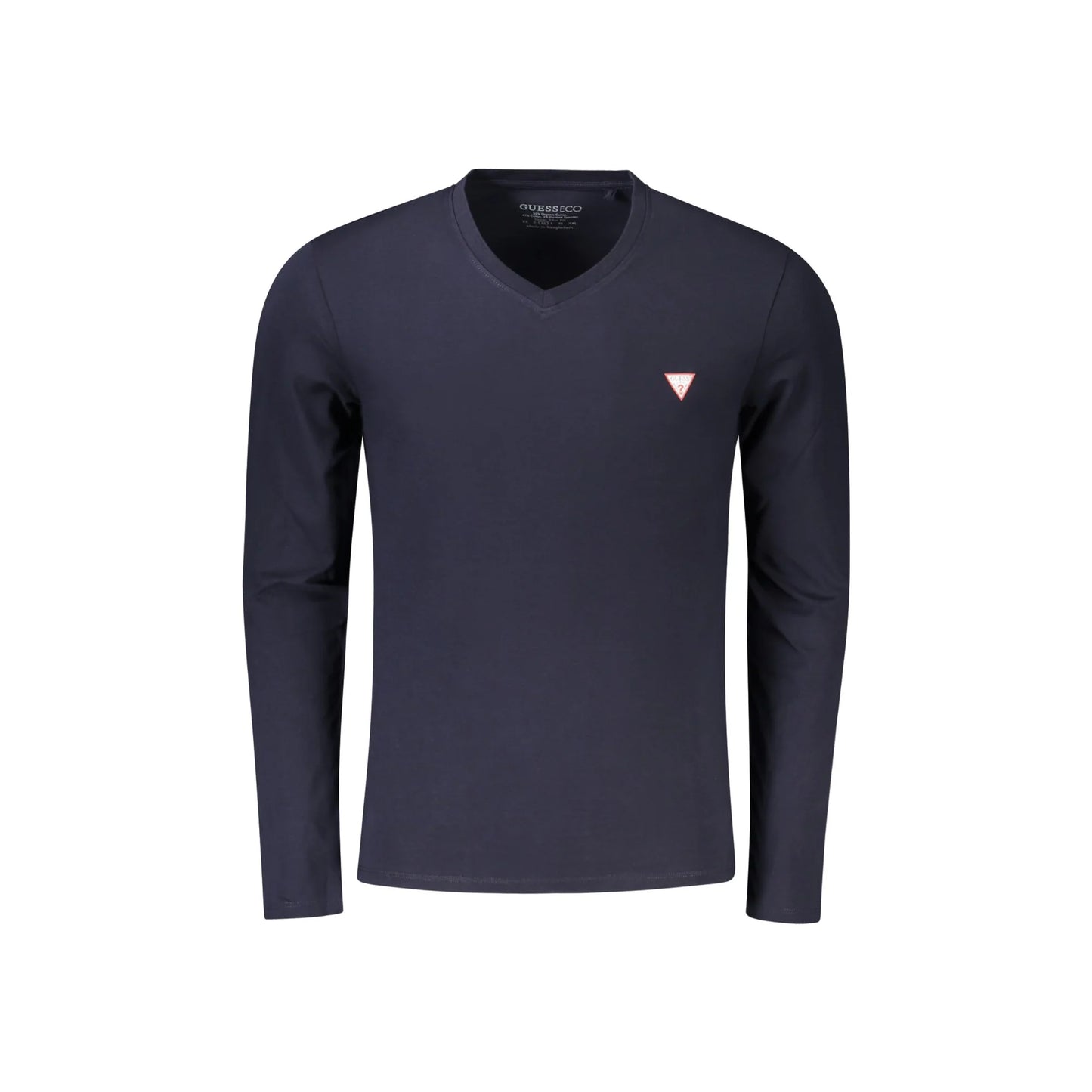 Guess Jeans T-Shirt Maniche Lunghe Uomo Blu Logo - foto prodotto