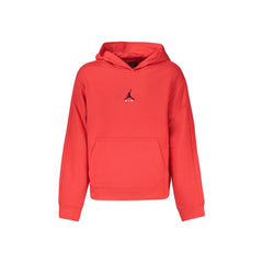 Jordan Felpa Maniche Lunghe Bambino Rossa Ricamo Logo