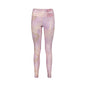 Fila Pantaloni Leggins Donna Viola Stampa Logo - foto prodotto