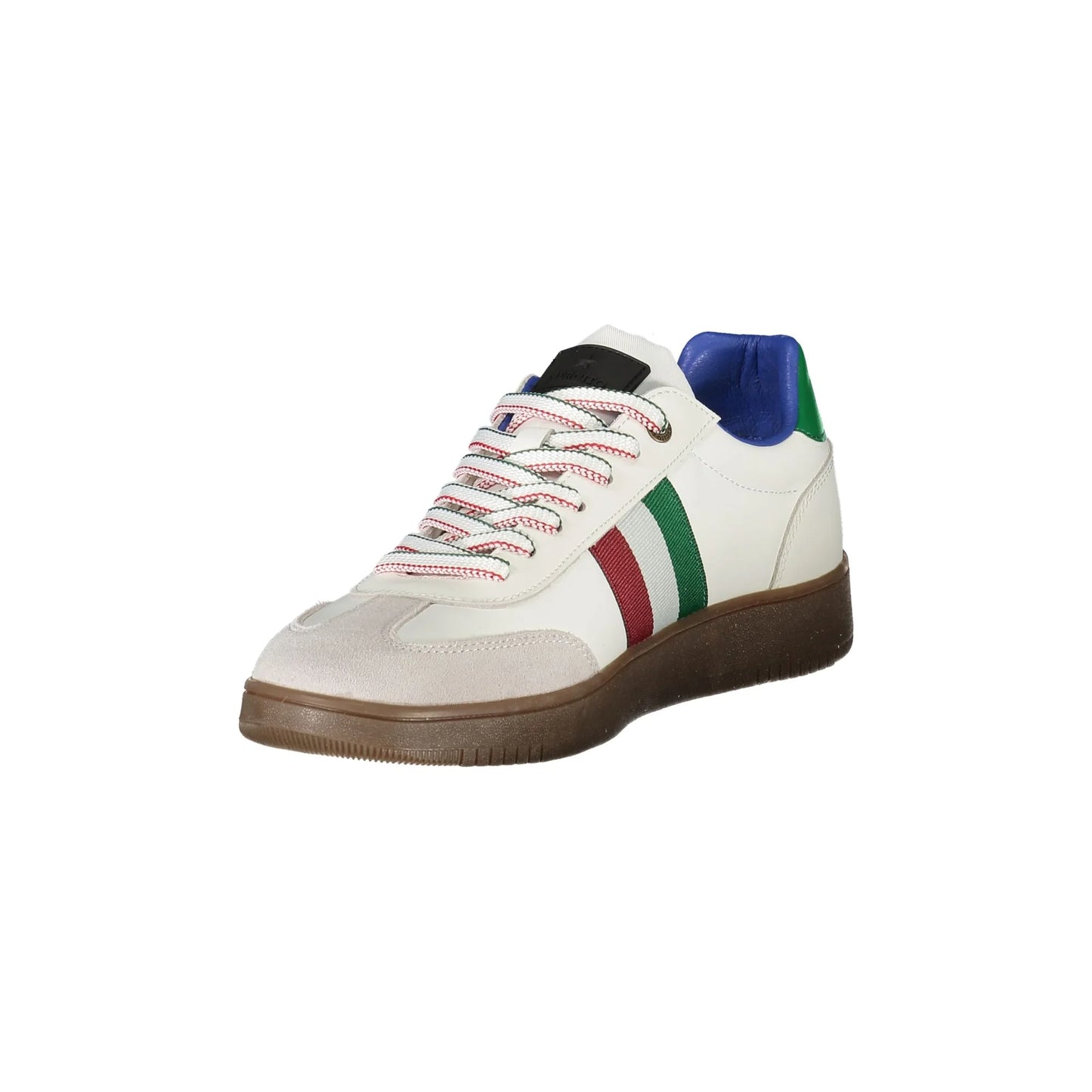 ESERCITO 1659 Sneakers Uomo Bianche con Lacci e Dettagli a Contrasto bianco - vista 3