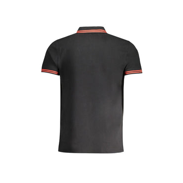 Cavalli Class Polo Uomo Nera Maniche Corte Cotone Ricamo Logo nero - vista 2