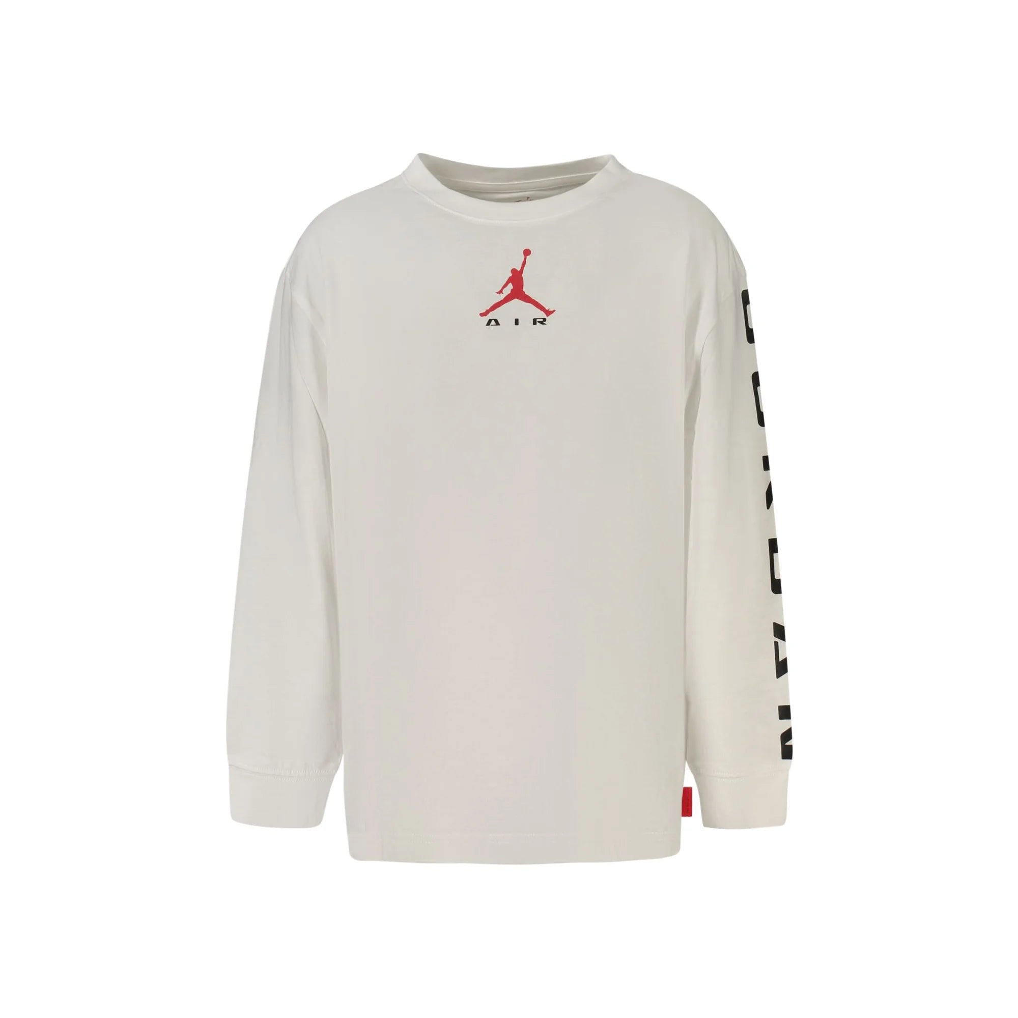 JORDAN T-SHIRT MANICHE LUNGHE BAMBINO BIANCO