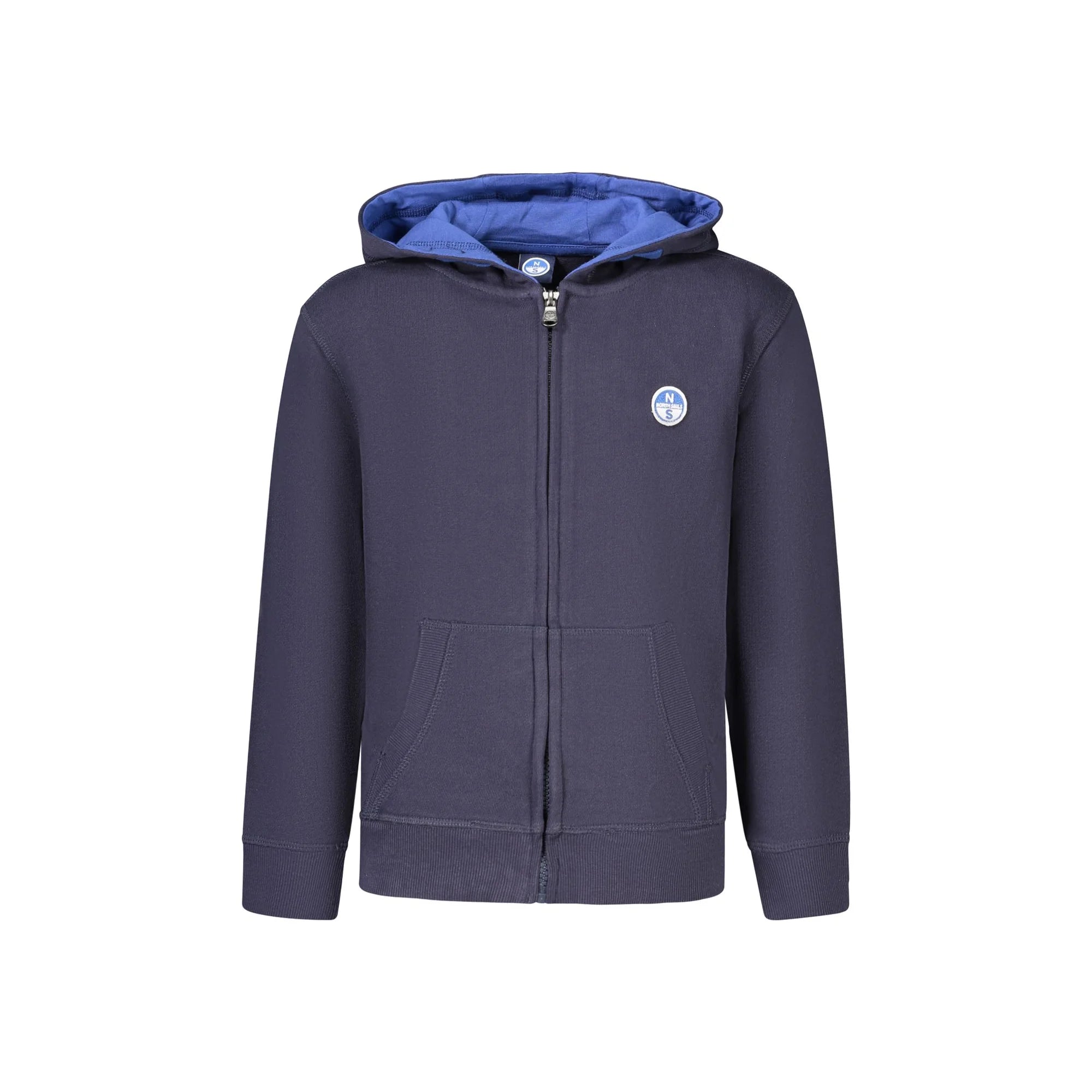 NORTH SAILS FELPA CON ZIP BAMBINO BLU