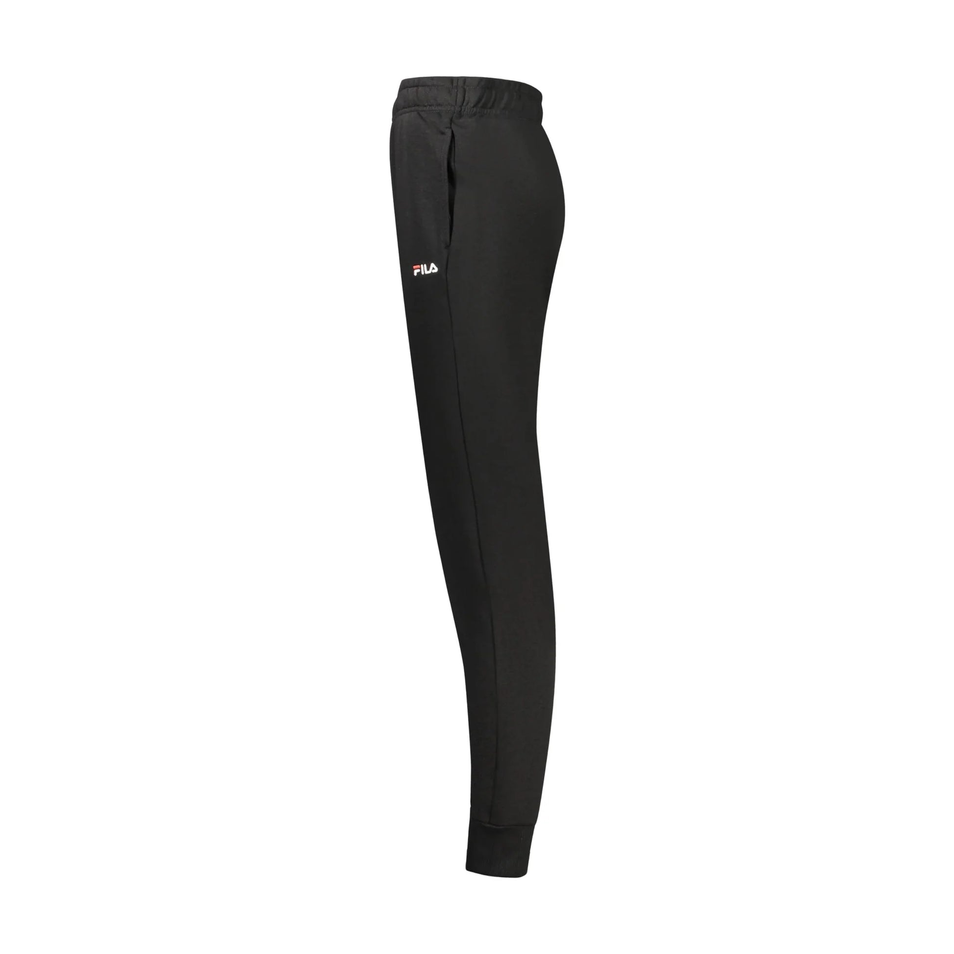 Fila Pantaloni Tuta Lungo Donna Nero Ricamo - vista 3