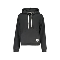 Converse Felpa Maniche Lunghe Donna Nera Logo