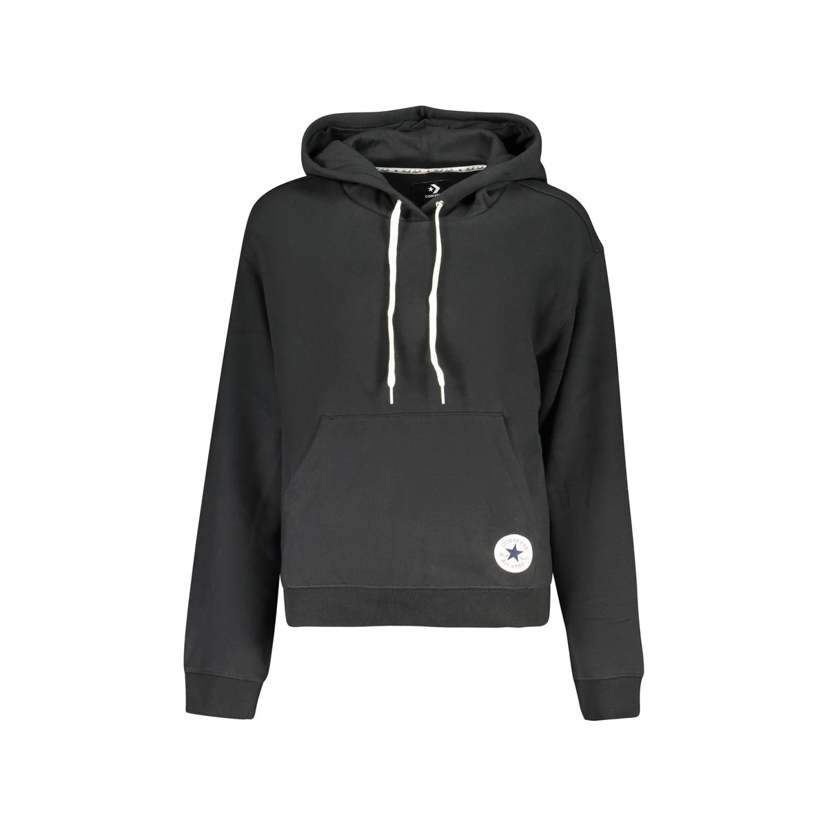 CONVERSE FELPA SENZA ZIP DONNA NERO