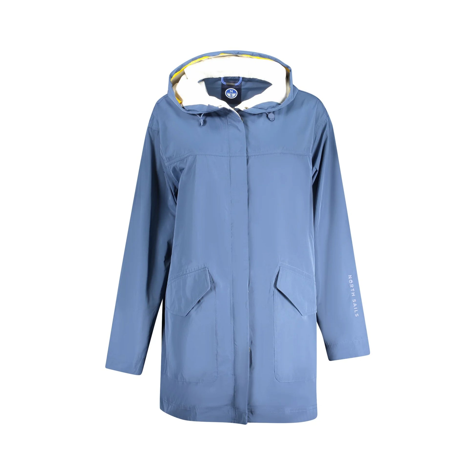 North Sails Giubbotto Donna Blu Parka con Cappuccio e Chiusura Zip Giubbotti e Giacche - foto prodotto