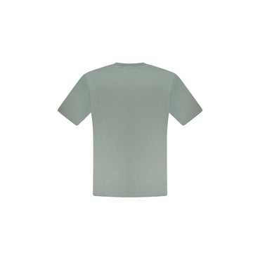 North Sails T-Shirt Maniche Corte Uomo Verde Stampa Logo - vista 2