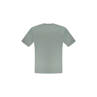 North Sails T-Shirt Maniche Corte Uomo Verde Stampa Logo - vista 2