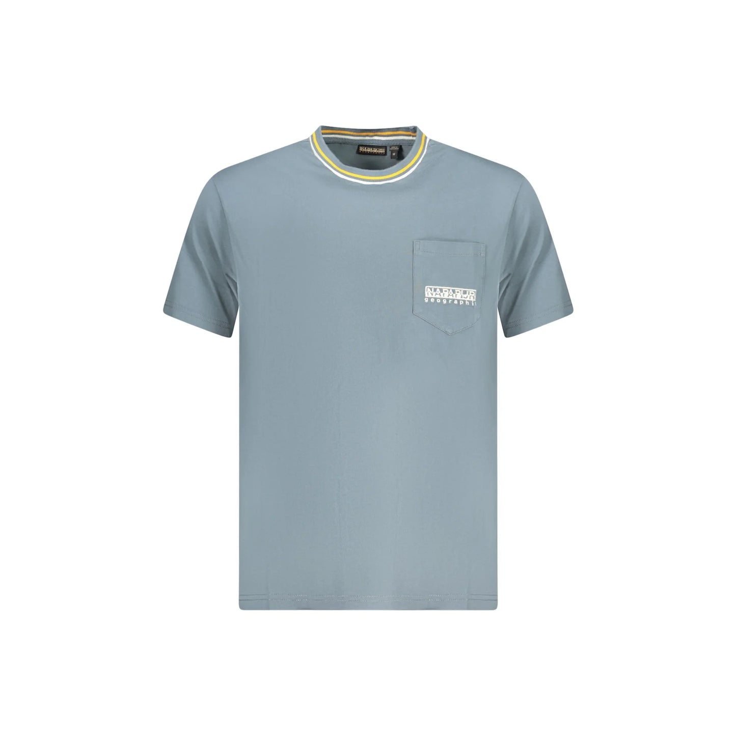 Napapijri T-Shirt Maniche Corte Uomo Grigia Ricamo Grigio - foto prodotto
