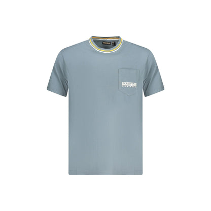 Napapijri T-Shirt Maniche Corte Uomo Grigia Ricamo Grigio - foto prodotto