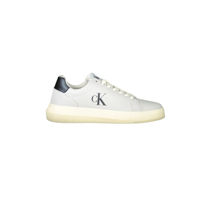 CALVIN KLEIN Scarpe Sneakers Uomo Grigie con Dettagli a Contrasto e Plantare Removibile Grigio - foto prodotto