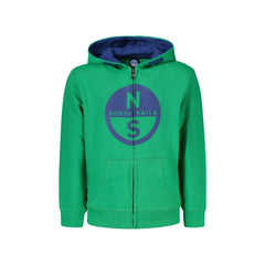 North Sails Felpa Maniche Lunghe Unisex Verde Zip