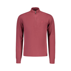 U.S. Grand Jersey Hombre Rojo Media Cremallera Bordado