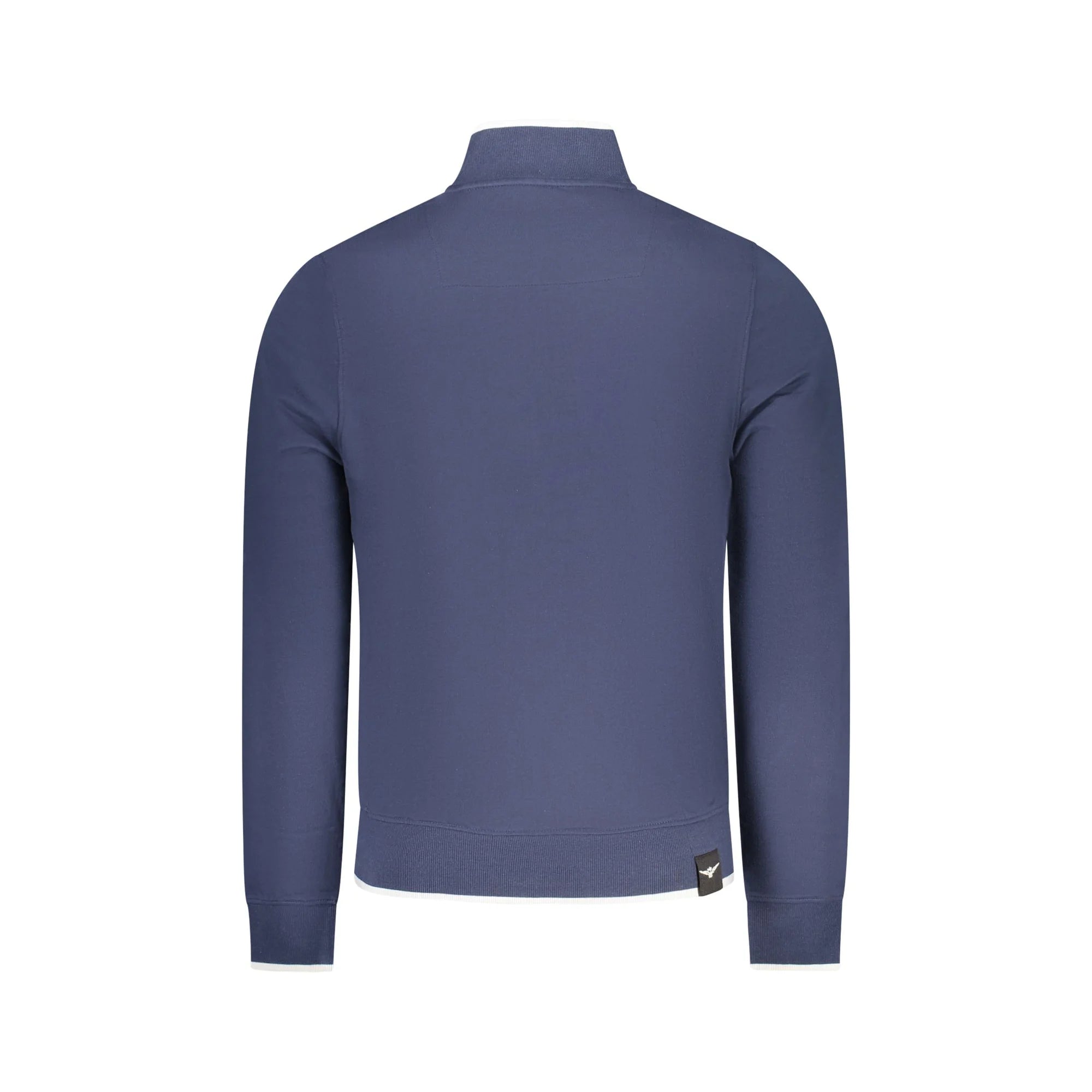 ACCADEMIA MILITARE FELPA CON ZIP UOMO BLU