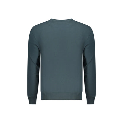 Calvin Klein Felpa Maniche Lunghe Uomo Blu Ricamo Felpe - vista 2