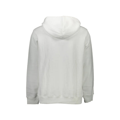 Calvin Klein Felpa Maniche Lunghe Uomo Bianca Stampa Logo Felpe bianco - vista 2