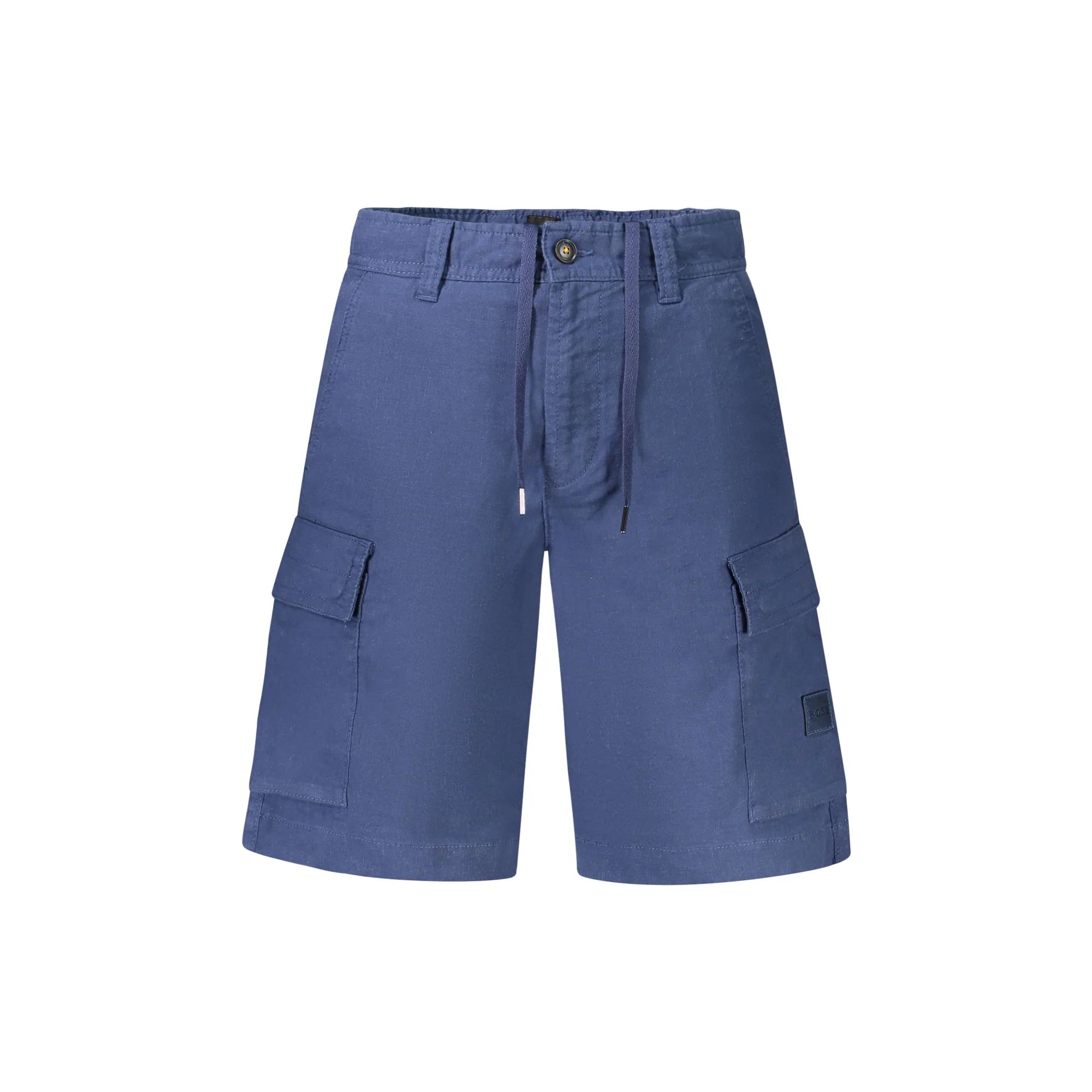 Boss Short Uomo Blu Logo Pantaloni - foto prodotto