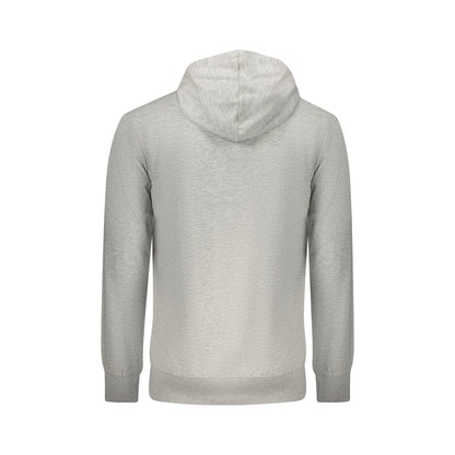 Fila Felpa Uomo Grigia Cappuccio Garzata Ricamo Logo Felpe grigio - vista 2