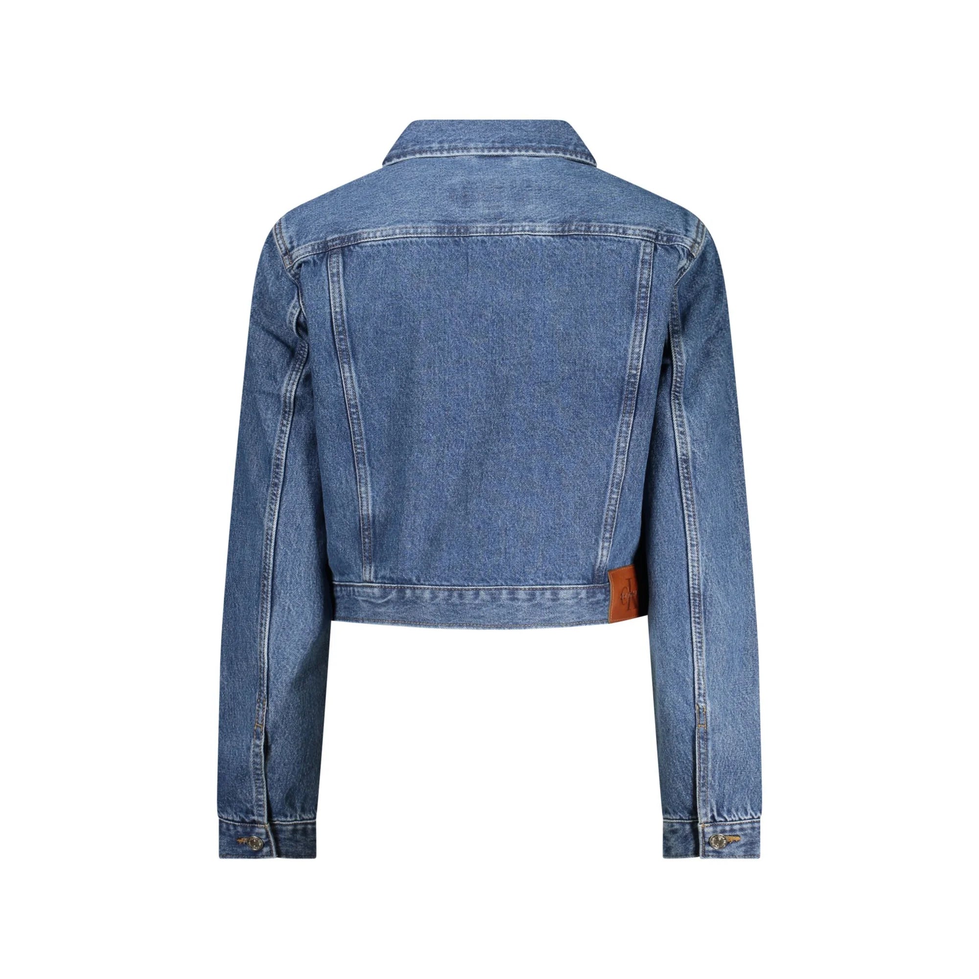 CALVIN KLEIN GIUBBOTTO IN JEANS DONNA BLU