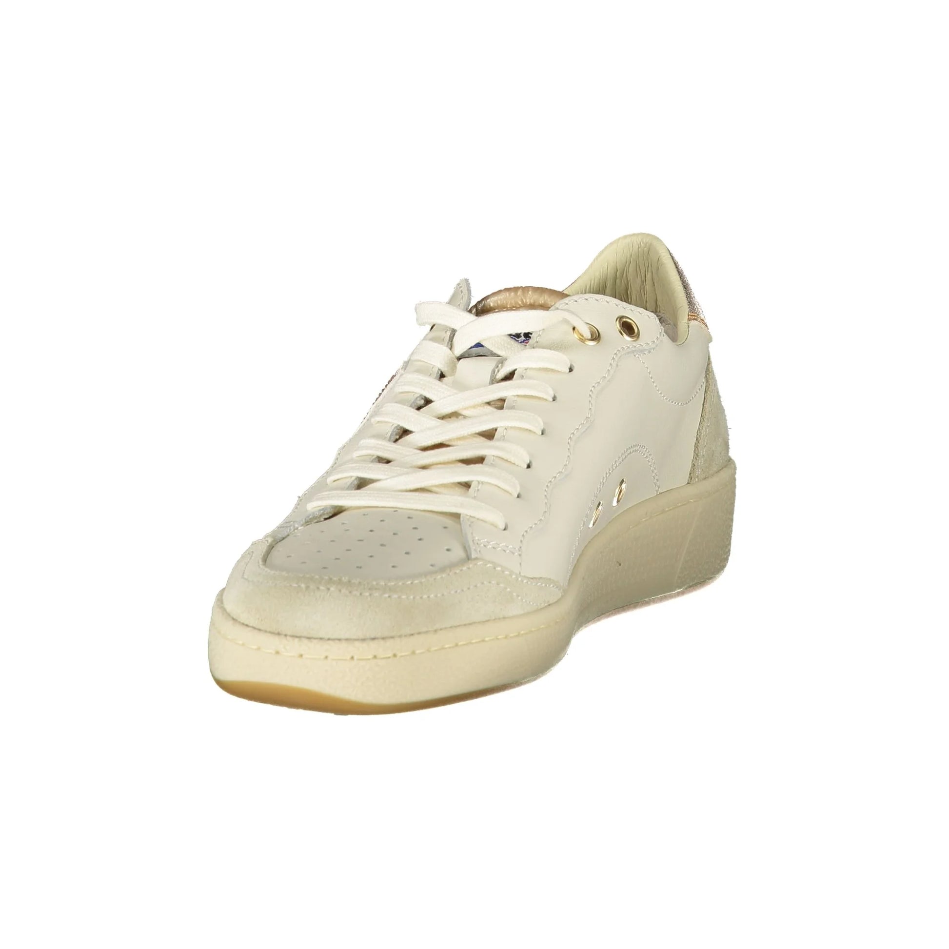 Blauer Sneakers donna bianco