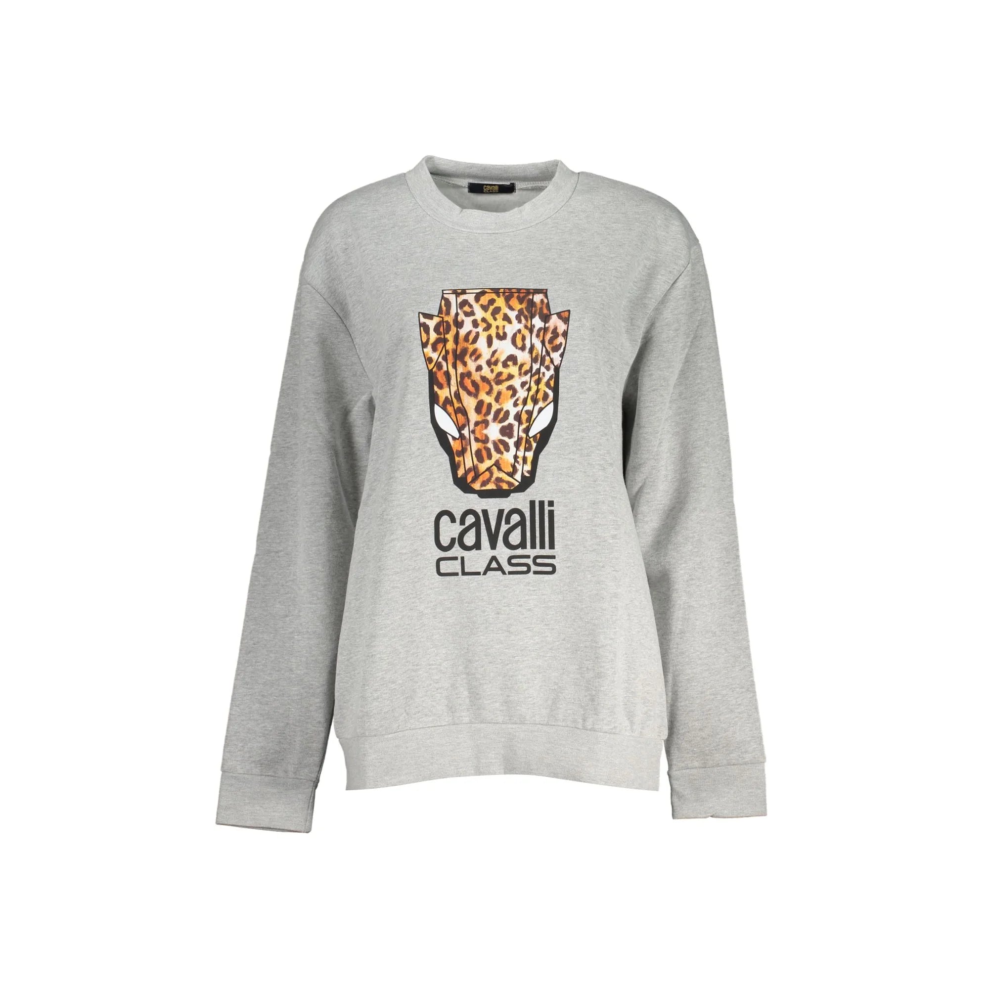 CAVALLI CLASS FELPA SENZA ZIP DONNA GRIGIO