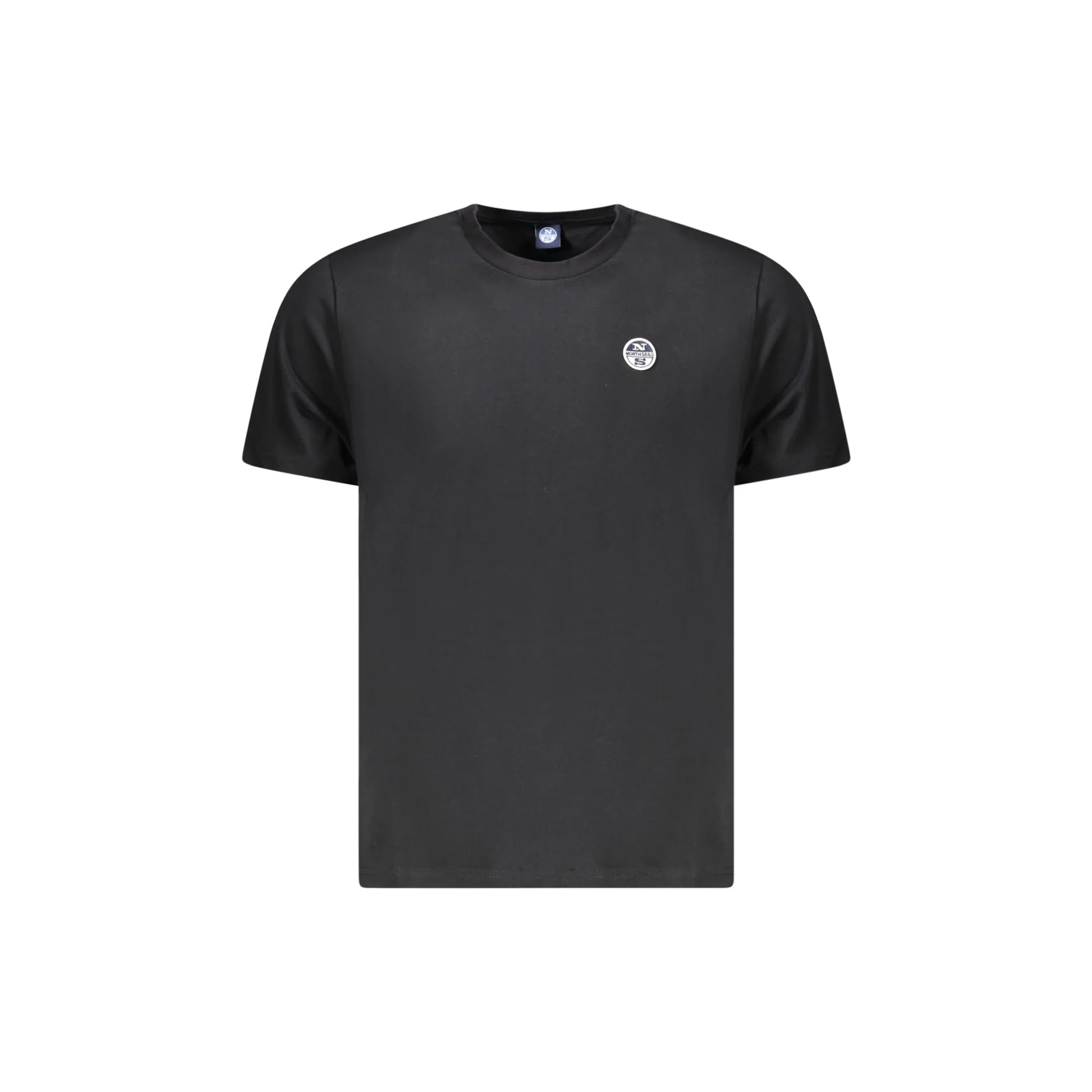 North Sails T-Shirt Maniche Corte Uomo Nera Logo Nero - foto prodotto
