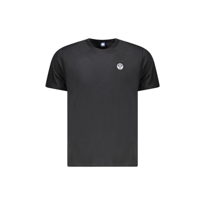 North Sails T-Shirt Maniche Corte Uomo Nera Logo Nero - foto prodotto