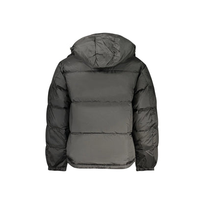 Tommy Hilfiger Giubbotto Uomo Nero Cappuccio Removibile Water Logo Giubbotti e Giacche - vista 2