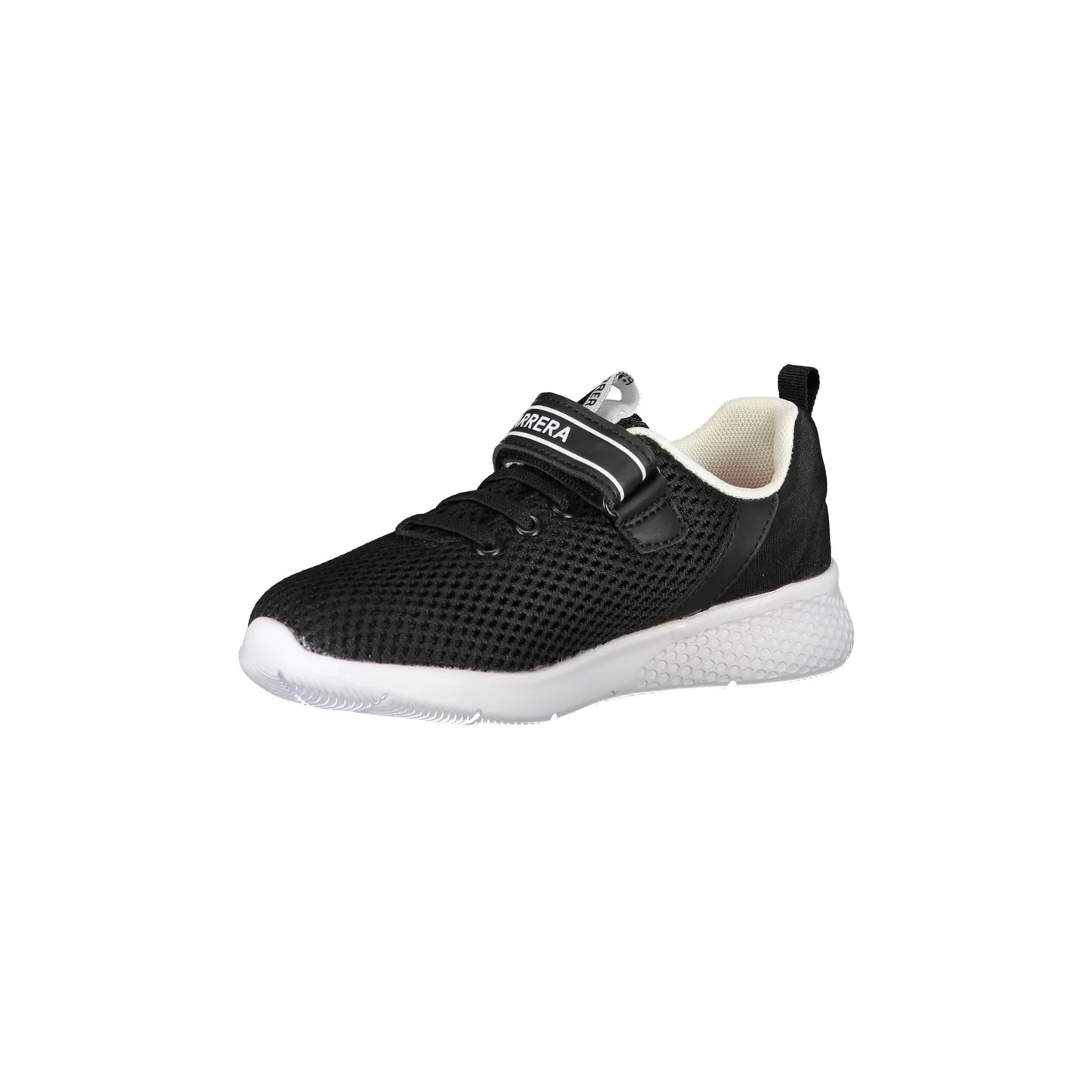 CARRERA Calzatura Sportiva Bambino Nera con Lacci Elastici e Strap Sneakers nero - vista 3