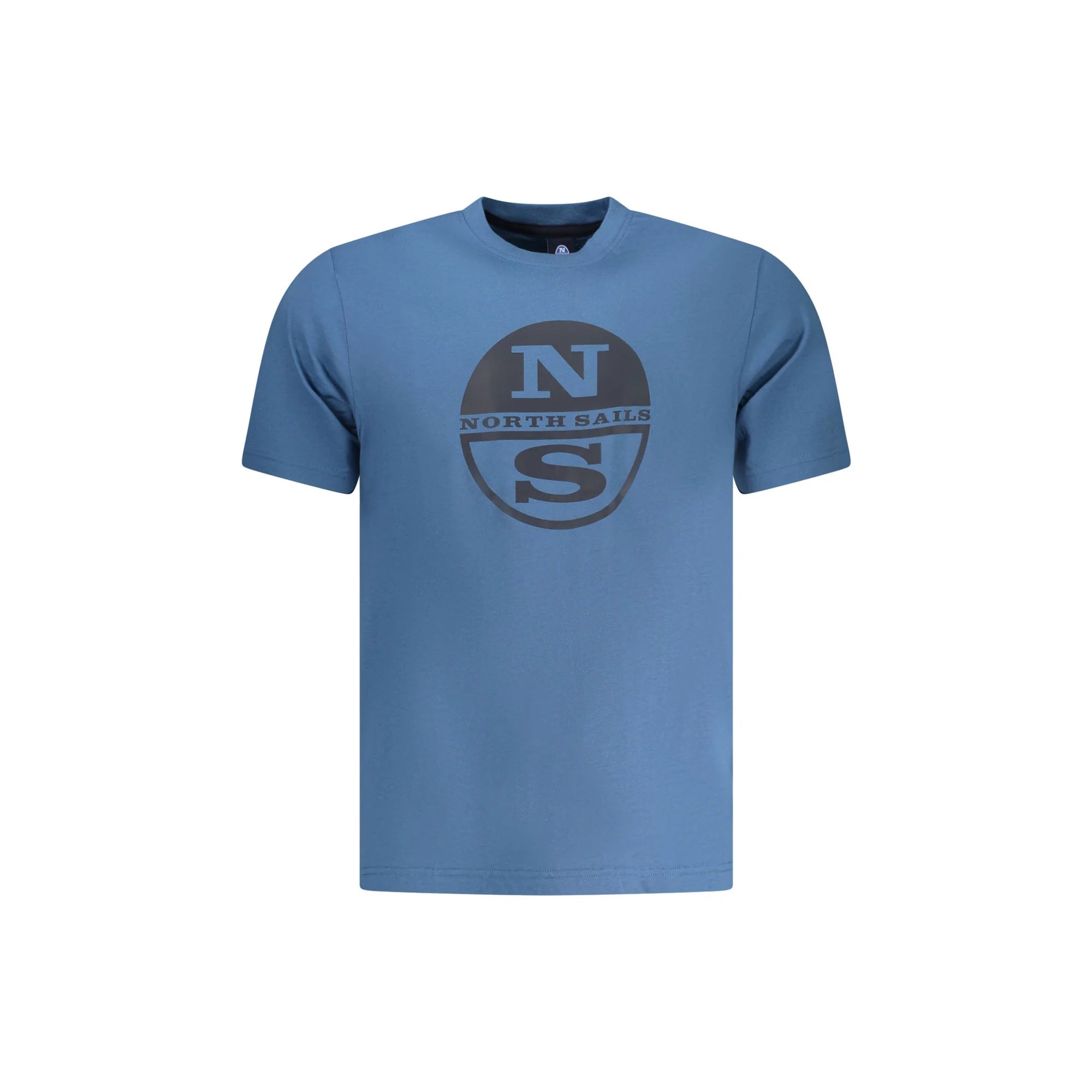 North Sails T-Shirt Uomo Girocollo Stampa Logo Blu - foto prodotto