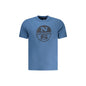 North Sails T-Shirt Uomo Girocollo Stampa Logo Blu - foto prodotto
