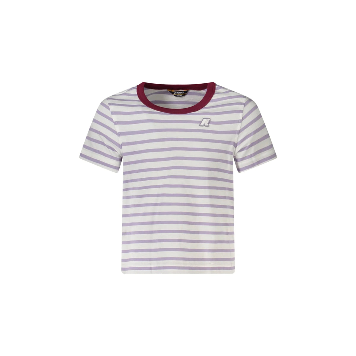 K-WAY T-SHIRT MANICHE CORTE BAMBINA VIOLA