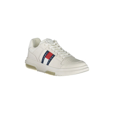 TOMMY HILFIGER Sneakers Uomo Bianche con Dettagli a Contrasto bianco - vista 2