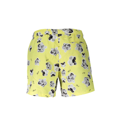 Karl Lagerfeld Beachwear Costume da Mare Uomo Giallo Logo - vista 2