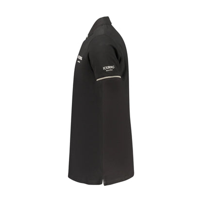 ICEBERG POLO MANICHE CORTE UOMO NERO