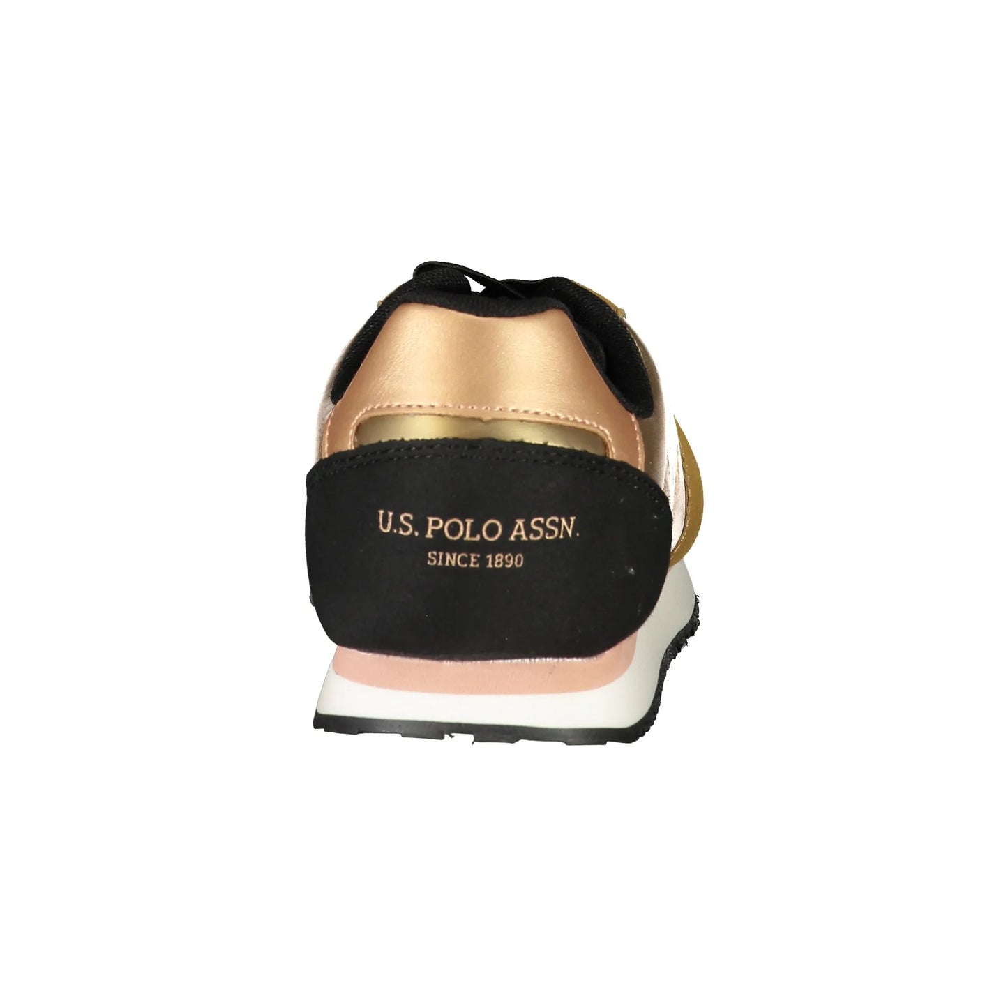 U.S. Polo Assn. Sneakers Donna Oro Stampa Logo - vista 3