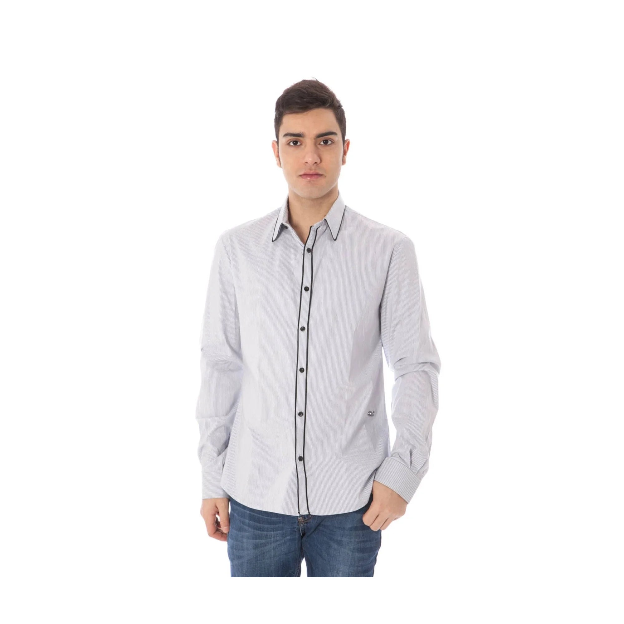 COSTUME NATIONAL CAMICIA MANICHE LUNGHE UOMO AZZURRO