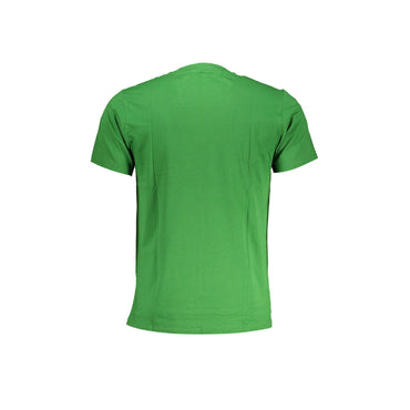 Cavalli Class T-Shirt Maniche Corte Uomo Verde Stampa - vista 2
