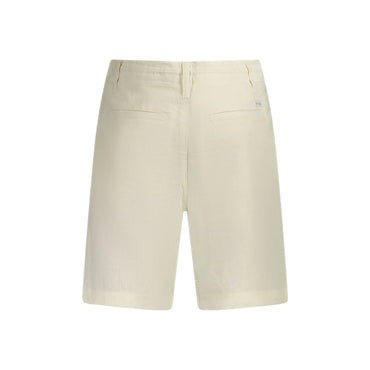 Guess Jeans Short Pantaloni Bermuda Uomo beige Logo - vista 2