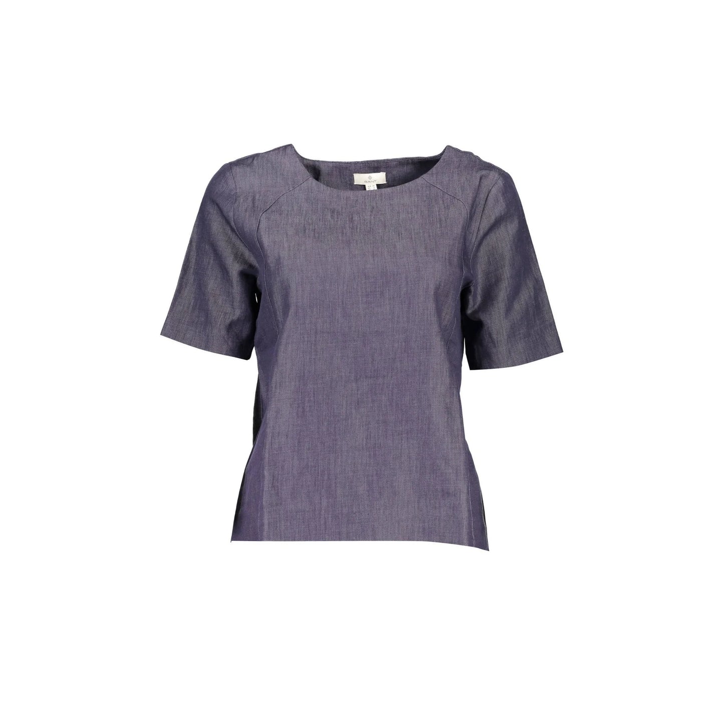 GANT T-SHIRT MANICHE CORTE DONNA BLU